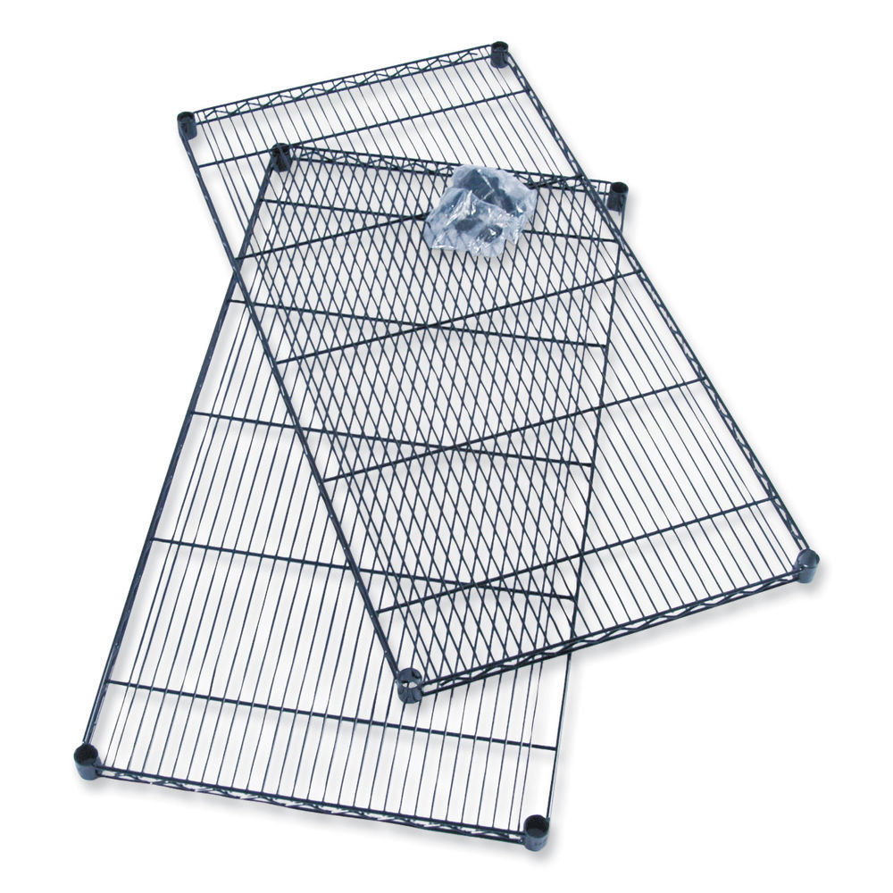 Alera Wire Shelving Starter Kit, Four-shelf, 36w X 18d X 72h, Black - View #10