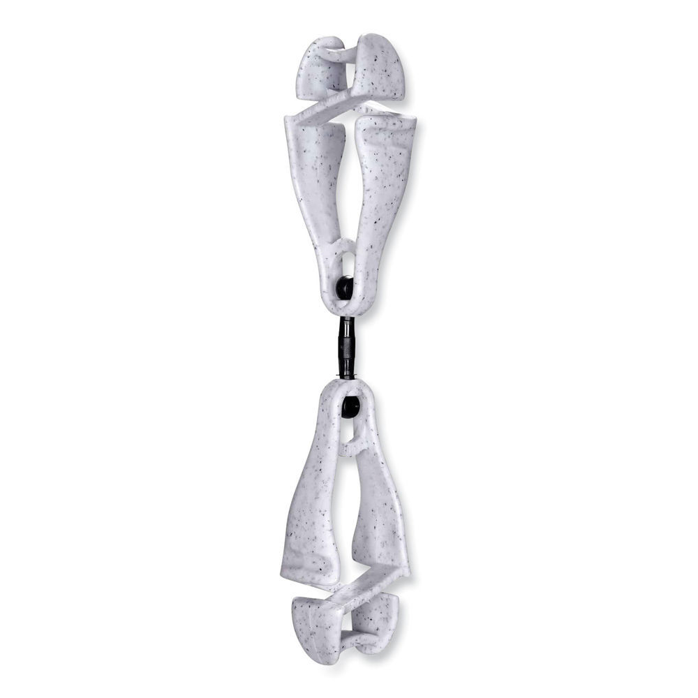 Squids 3420 Dual Clip Swivel Glove Clip Holder, 1 x 0.6 x 5.5, Acetal Copolymer, Black, Ships in 1-3 Business Days