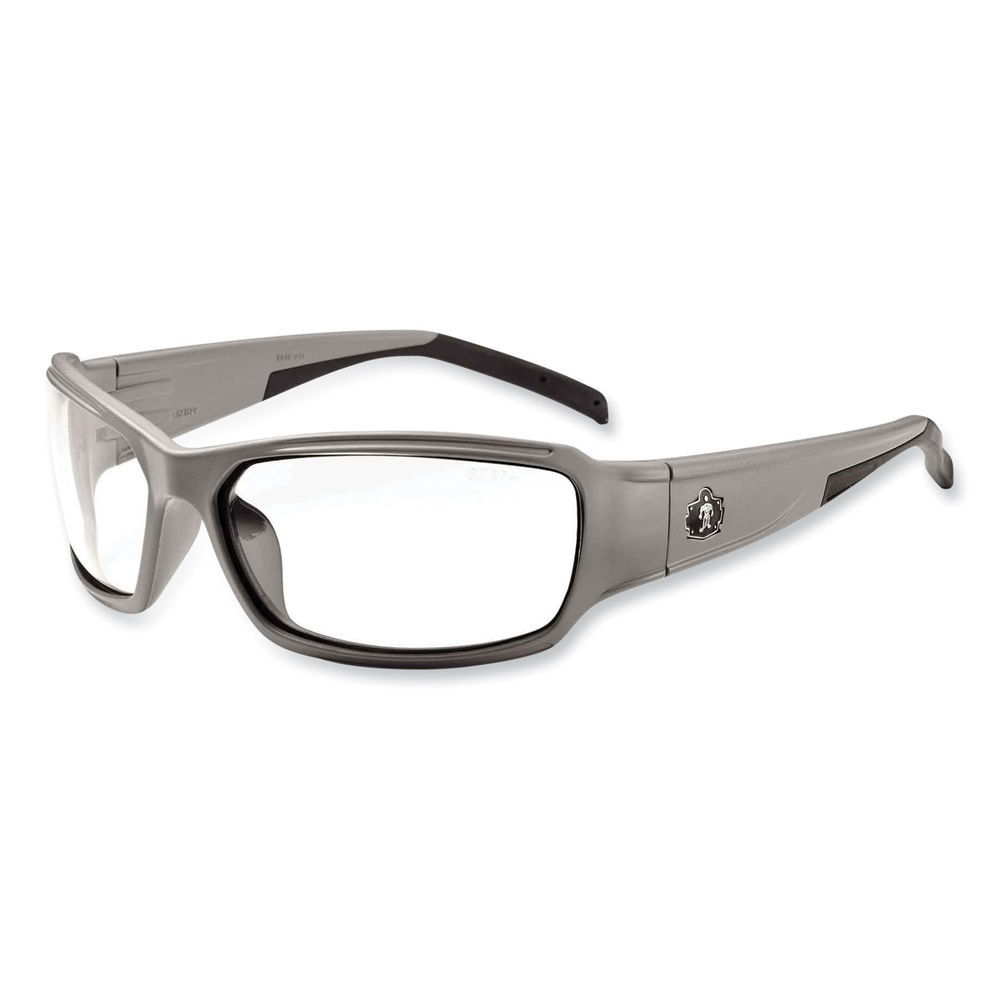 ergodyne Skullerz Thor Safety Glasses, Matte Gray Nylon Impact Frame, Clear  Polycarbonate Lens, Ships in 1-3 Business Days - Mfr# 51100