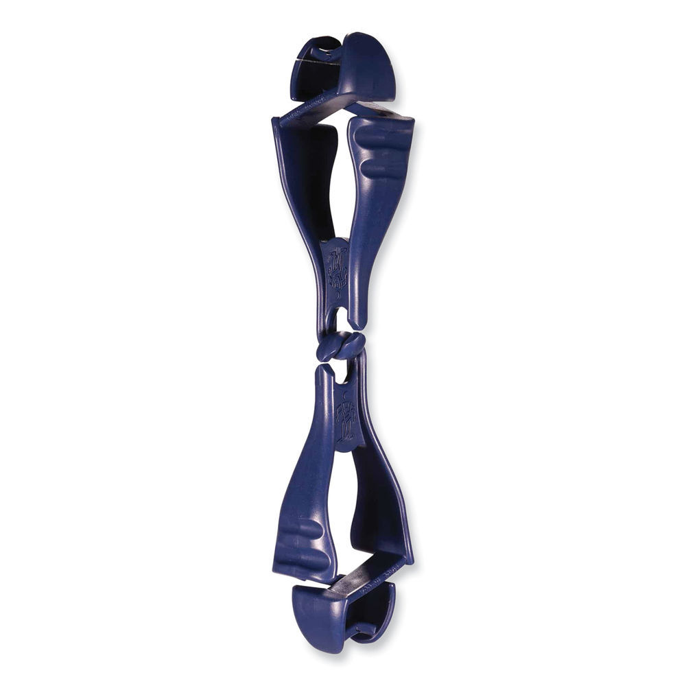 Squids 3400MD Metal Detectable Dual Clip Glove Clip Holder, 1x1x6.5, Acetal Copolymer, Deep Blue, Ships in 1-3 Business Days Squids 3400MD Metal Detectable Dual Clip Glove Clip Holder, 1x1x6.5, Acetal Copolymer, Deep Blue, Ships in 1-3 Business Days