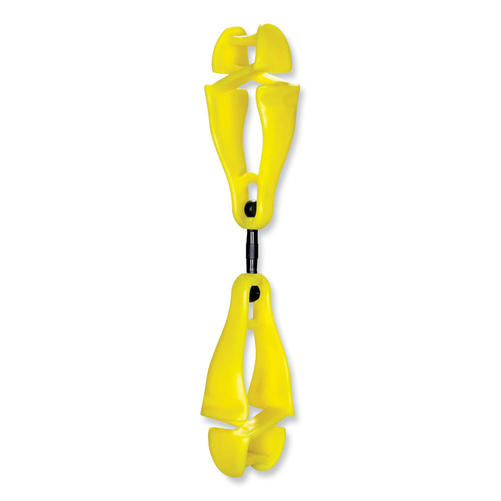 Squids 3420 Dual Clip Swivel Glove Clip Holder, 1 x 0.6 x 5.5, Acetal Copolymer, Black, Ships in 1-3 Business Days
