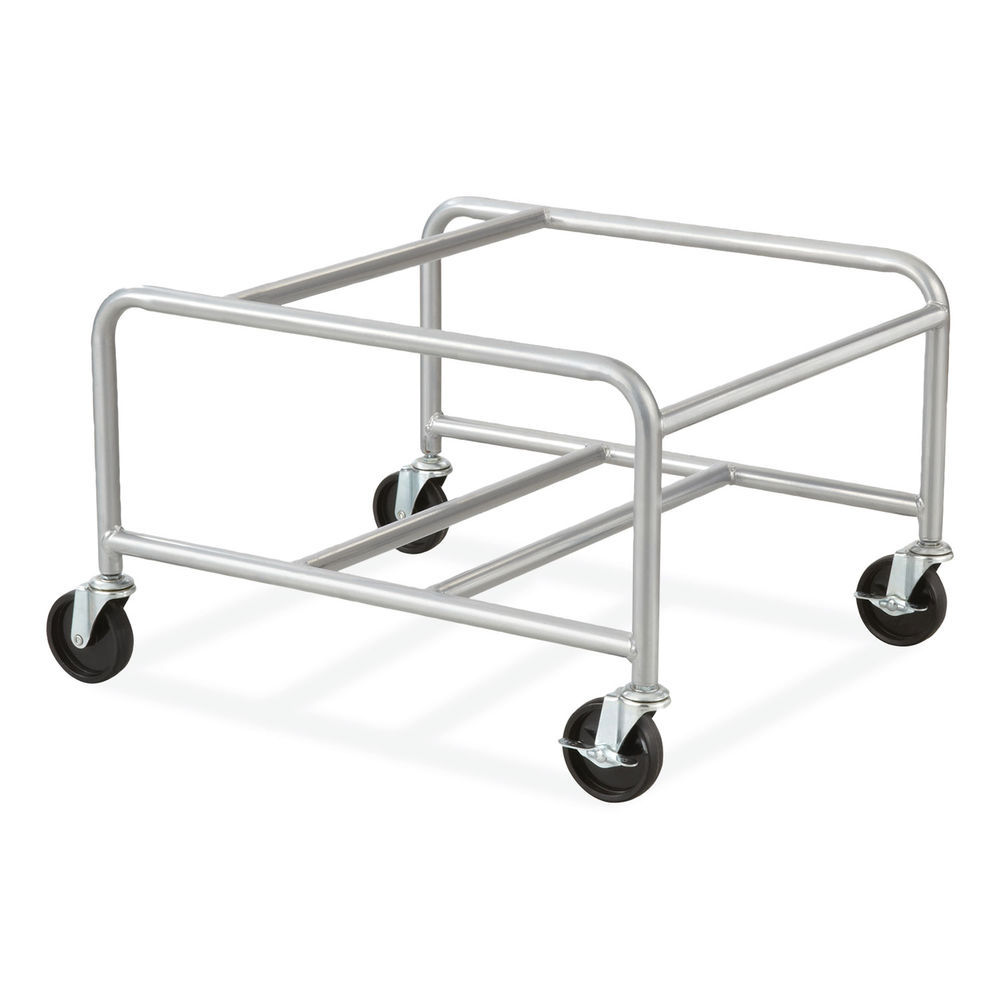 Alera ALESW342416BA 28 in. x 16 in. x 39 in. 500-lb. Capacity Three-Tier  Wire Rolling Cart - Black Anthracite