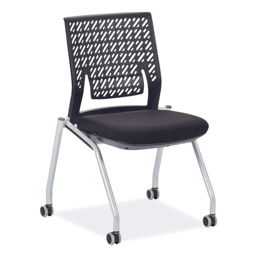 Steel GuestBistro Stool, Backless, Supports Up to 250 lb, 18