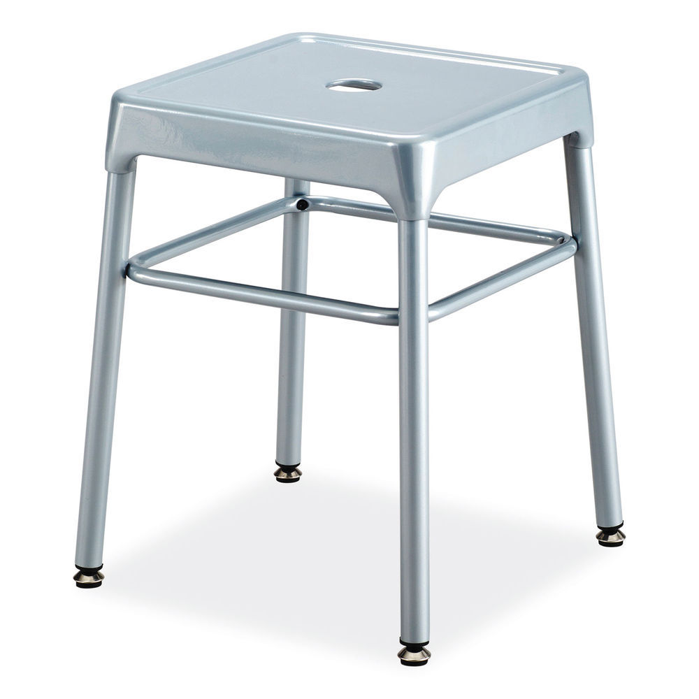 Safco Screw Lift Stool with Low Base, Supports Up to 250 lb, 25