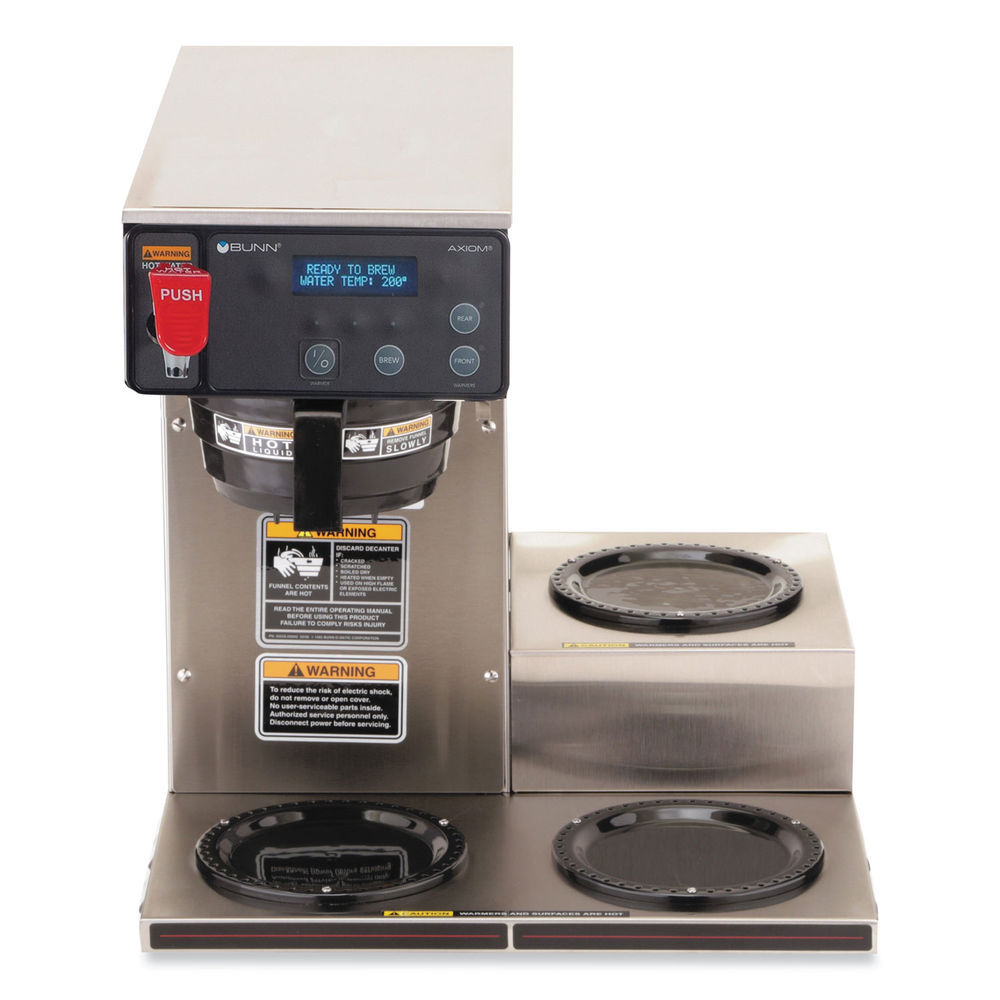 BUNN CWTF15-3 12 Cup Automatic Coffee Brewer, Gray/Stainless Steel ...