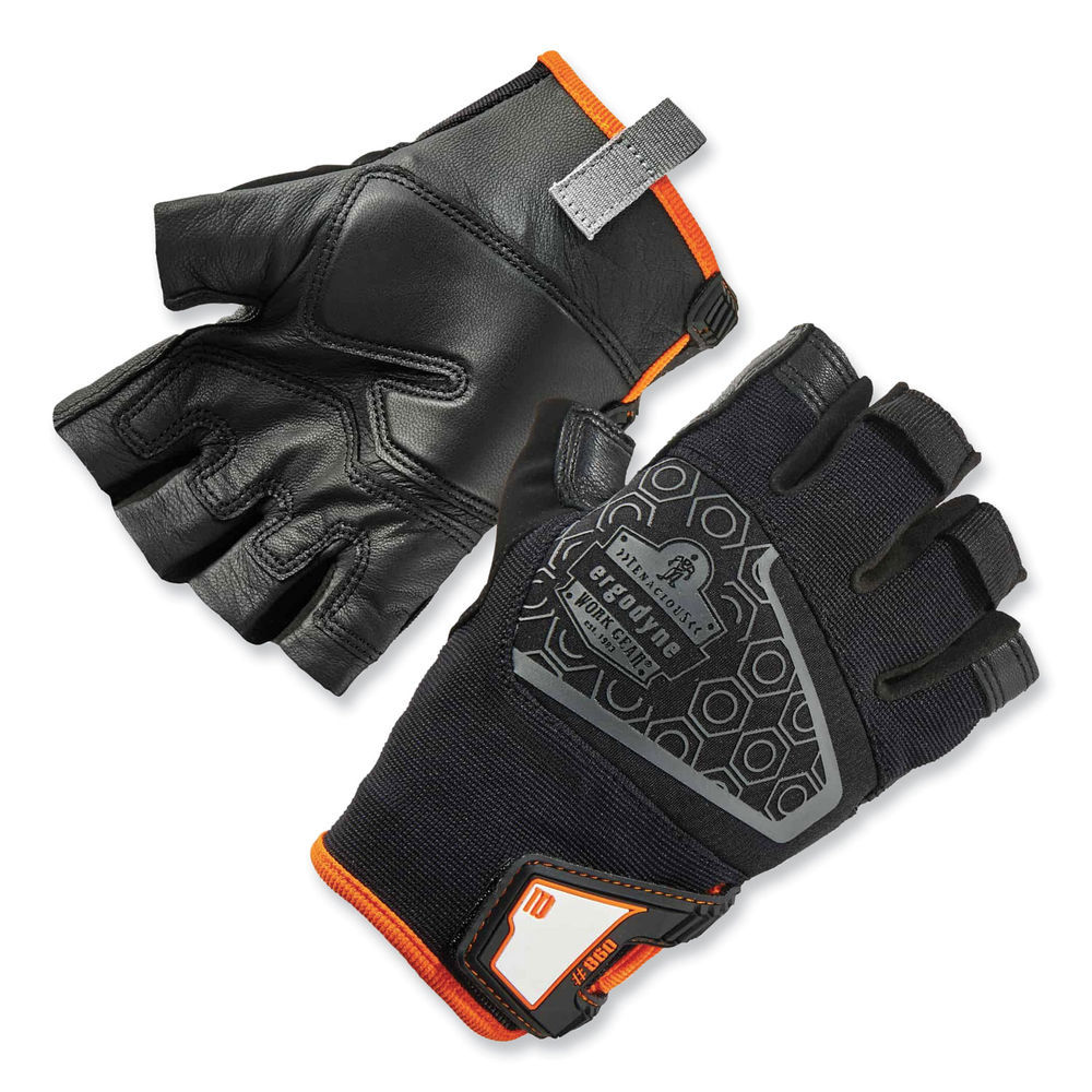 Ergodyne ProFlex 821 Smooth Surface Handling Gloves, Black, Small