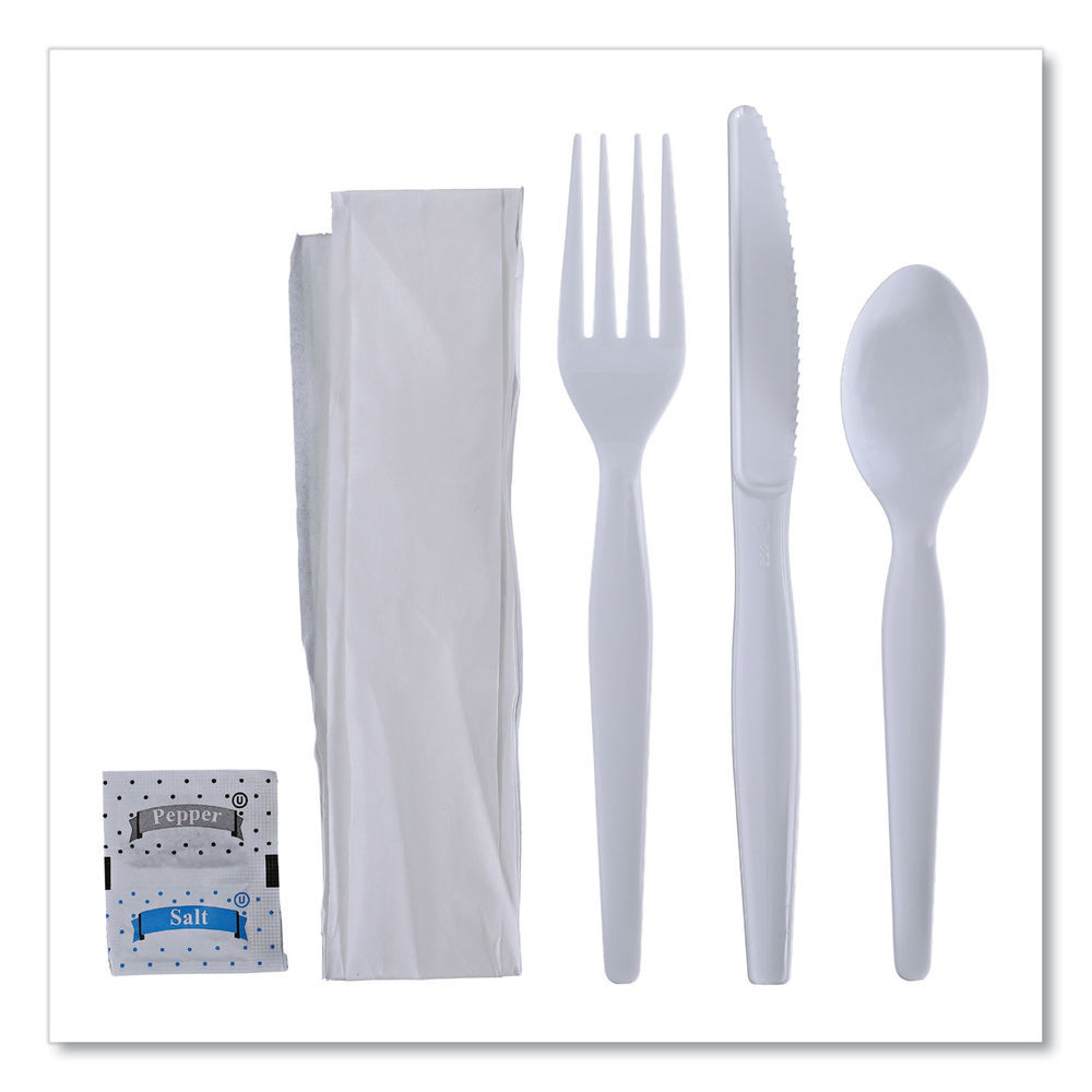 Boardwalk Six-Piece Cutlery Kit, Condiment/fork/knife/napkin/spoon ...