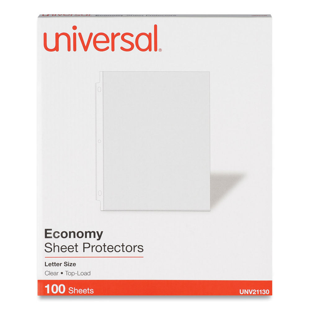 Universal Economy Full-Strip Stapler 20-Sheet Capacity Black