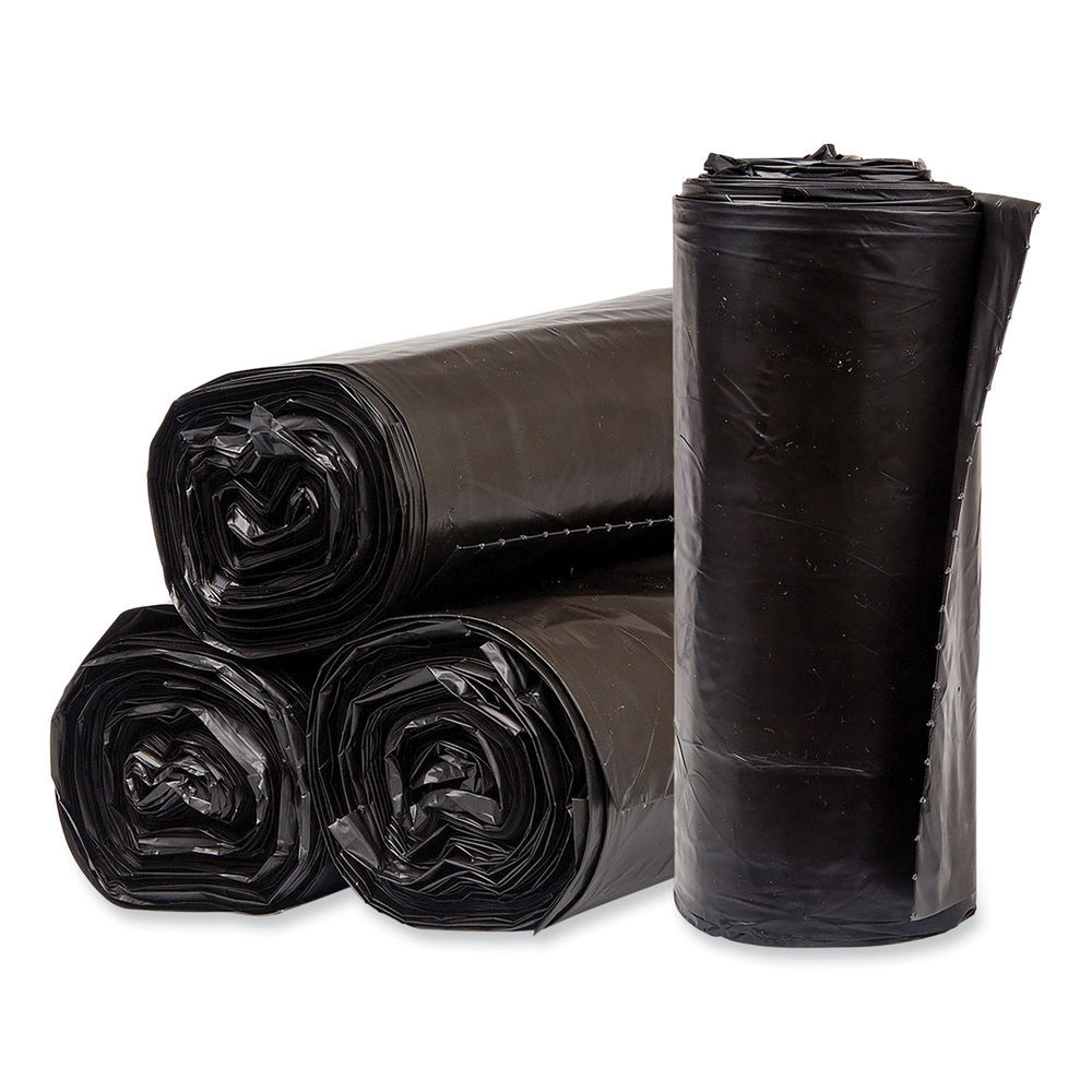Pitt Plastics Eco Strong Plus Can Liners, 40 gal, 1.7 mil, 40 x 46 ...