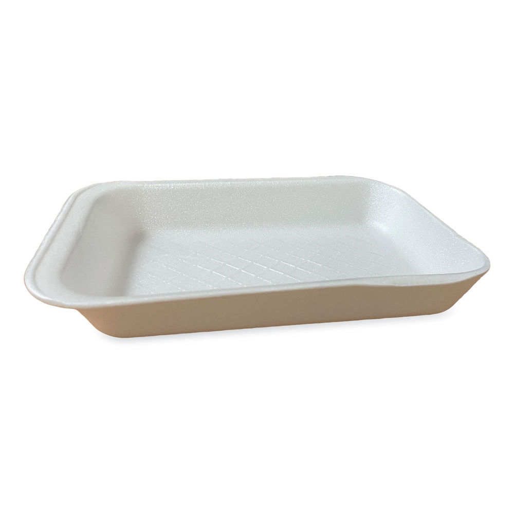 Meat Trays, #2D, 8.56 x 6.1 x 1.2, White, 500/Carton Meat Trays, #2D, 8.56 x 6.1 x 1.2, White, 500/Carton