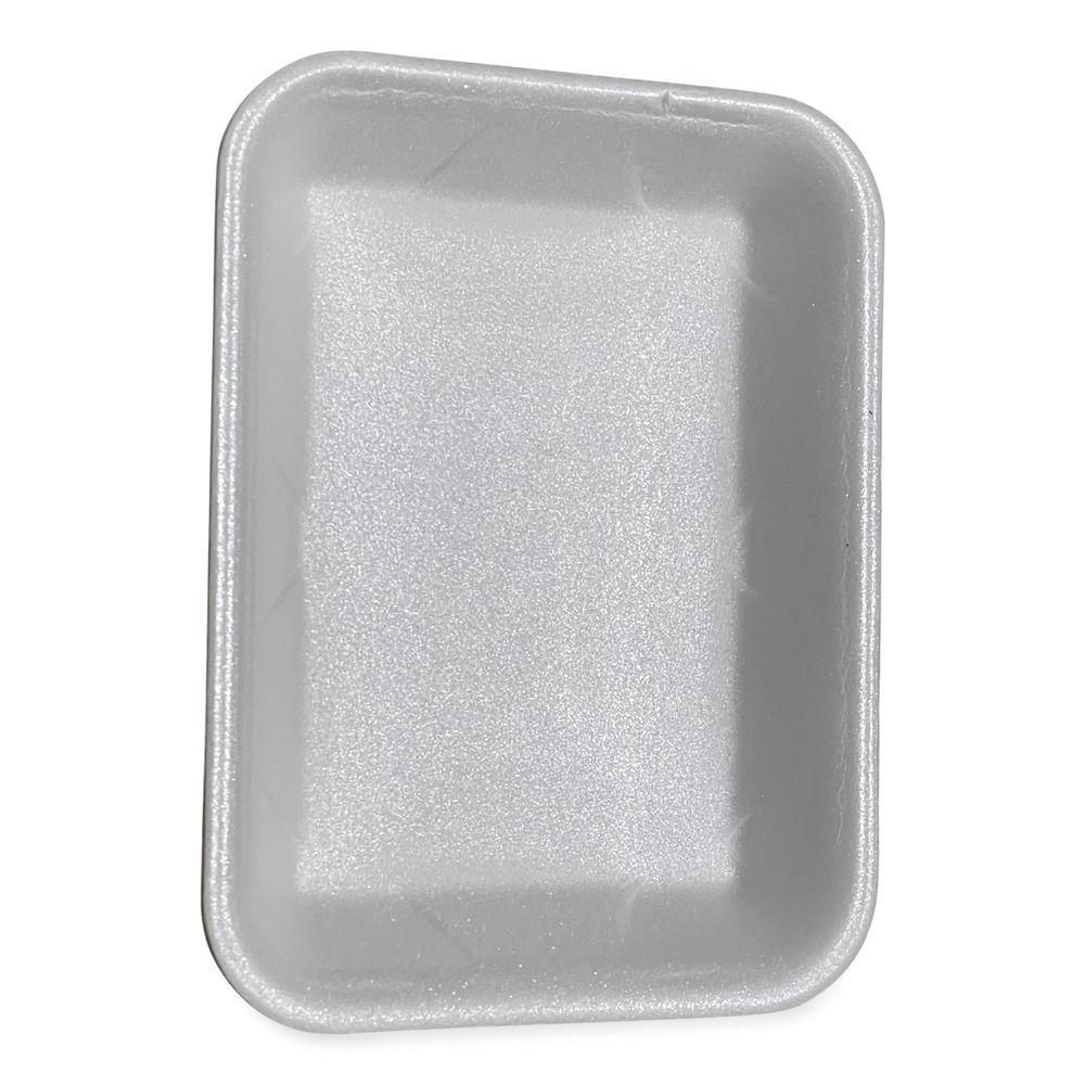 Meat Trays, #4P, 9.5 x 7.19 x 1.2, White, 500/Carton Meat Trays, #4P, 9.5 x 7.19 x 1.2, White, 500/Carton