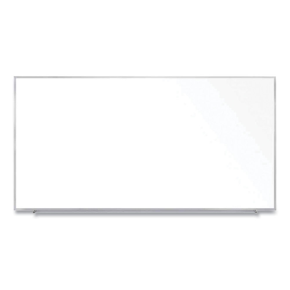 Magnetic Porcelain Whiteboard with Aluminum Frame, 72.5 x 60.47, White Surface, Satin Aluminum Frame, Ships in 7-10 Bus Days
