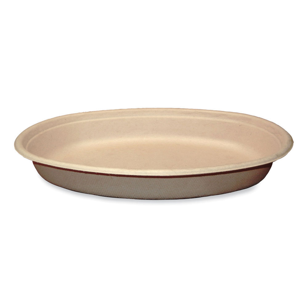 World Centric No Tree Wide Paper Bowls, 32 oz, 5.9 Diameter x 3.1h, Natural, Sugarcane, 300/Carton