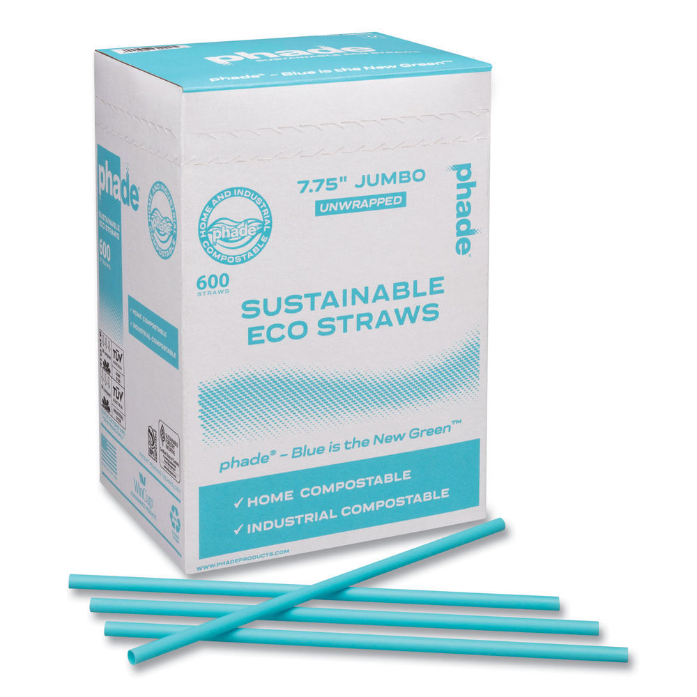 Marine Biodegradable Straws, 7.75