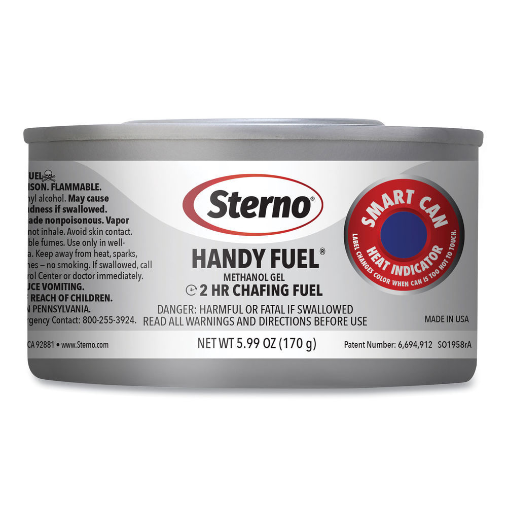 Handy Fuel Methanol Gel Chafing Fuel, 2 Hour Burn, 6.7 oz, 72/Carton Handy Fuel Methanol Gel Chafing Fuel, 2 Hour Burn, 6.7 oz, 72/Carton