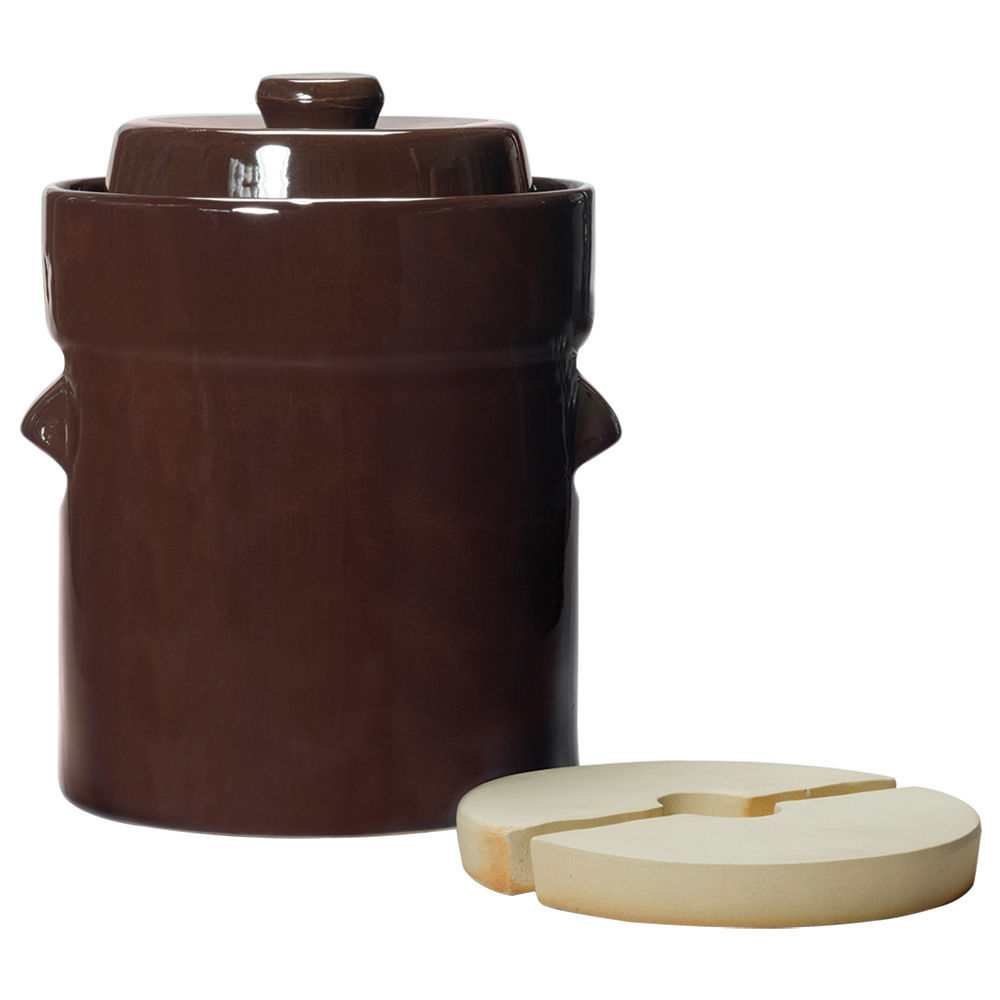 Roots & Harvest Traditional Style Water-Seal Crock Set