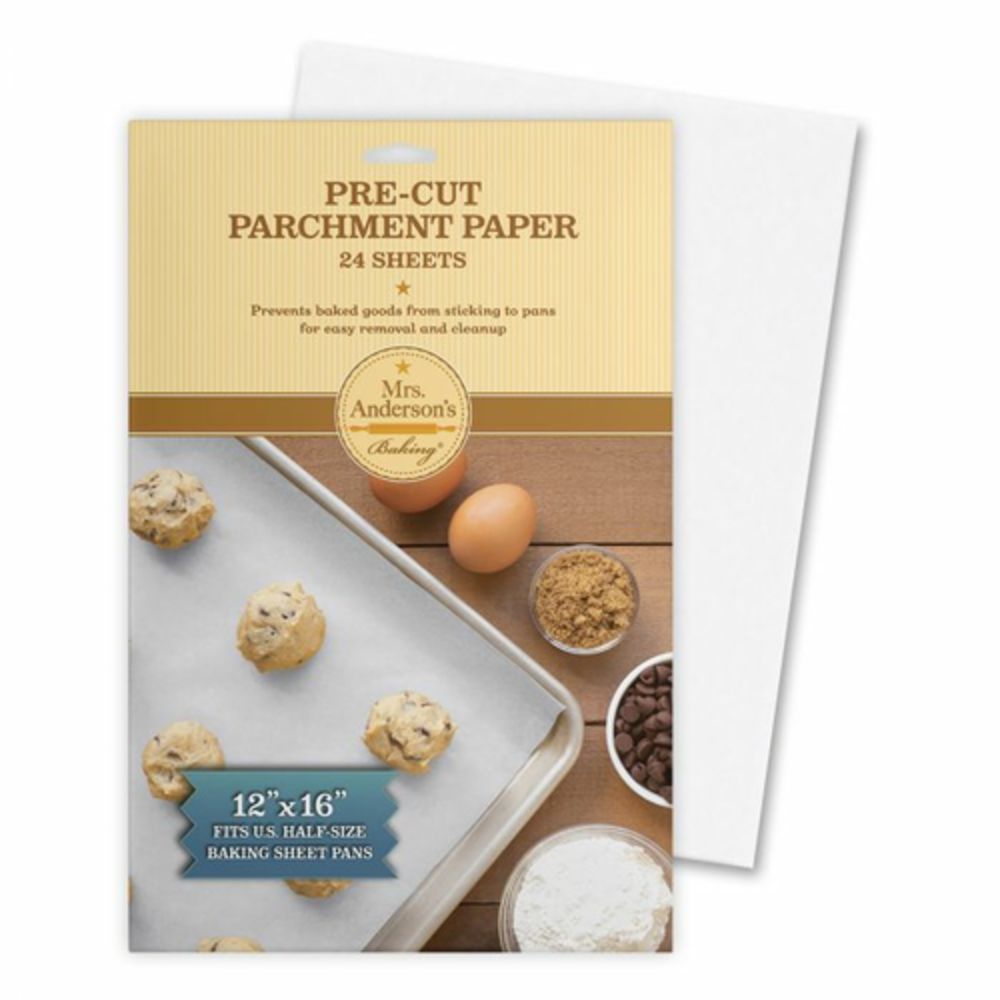 Beyond Gourmet Baking Unbleached Pre-Cut Parchment Paper Sheets, Set of 24  - Blackstone's of Beacon Hill