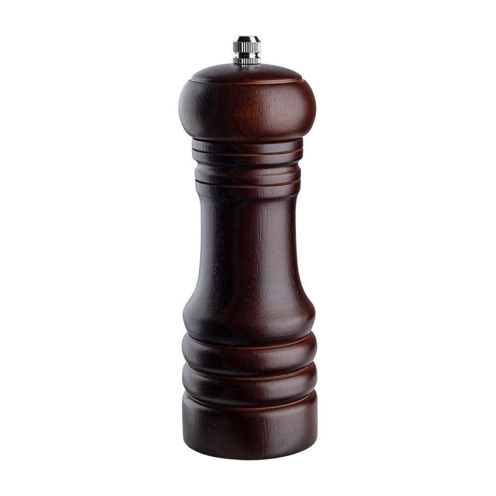 Maestro Gourmet Salt Shaker & Pepper Mill Set, Rubberwood - 6H