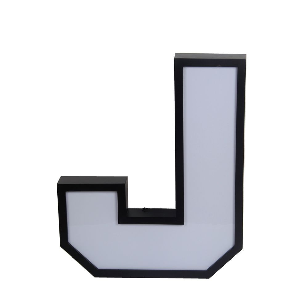 Privilege Led Letter J Wall Decor 24h X 3w X 20d Closeout Pricing