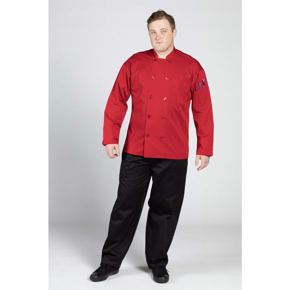 4XL Red Chef Coat