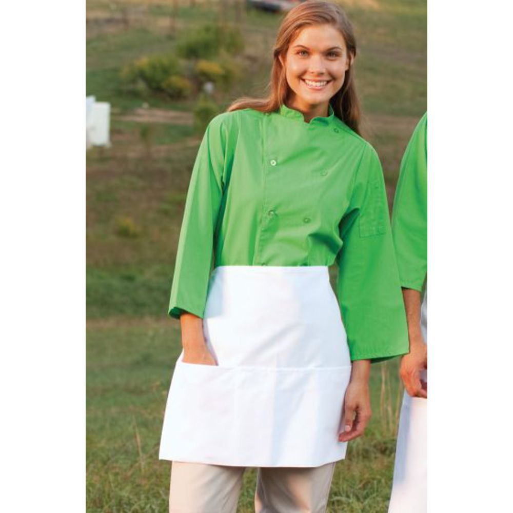 Threads Waist Aprons,White,One Size Waist Apron