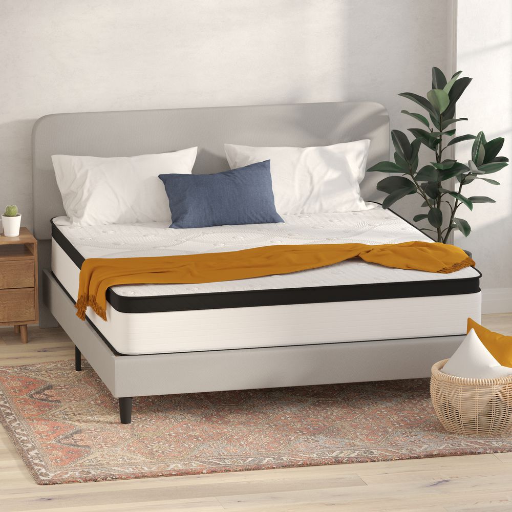 Flash Furniture Capri Comfortable Sleep 12 Inch Foam and Pocket