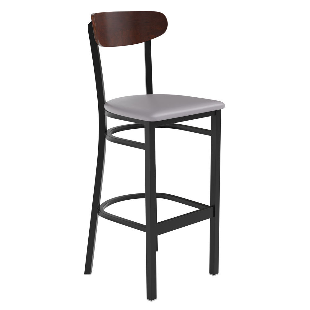 Flash Furniture Commercial Metal Barstool with Vinyl Seat and