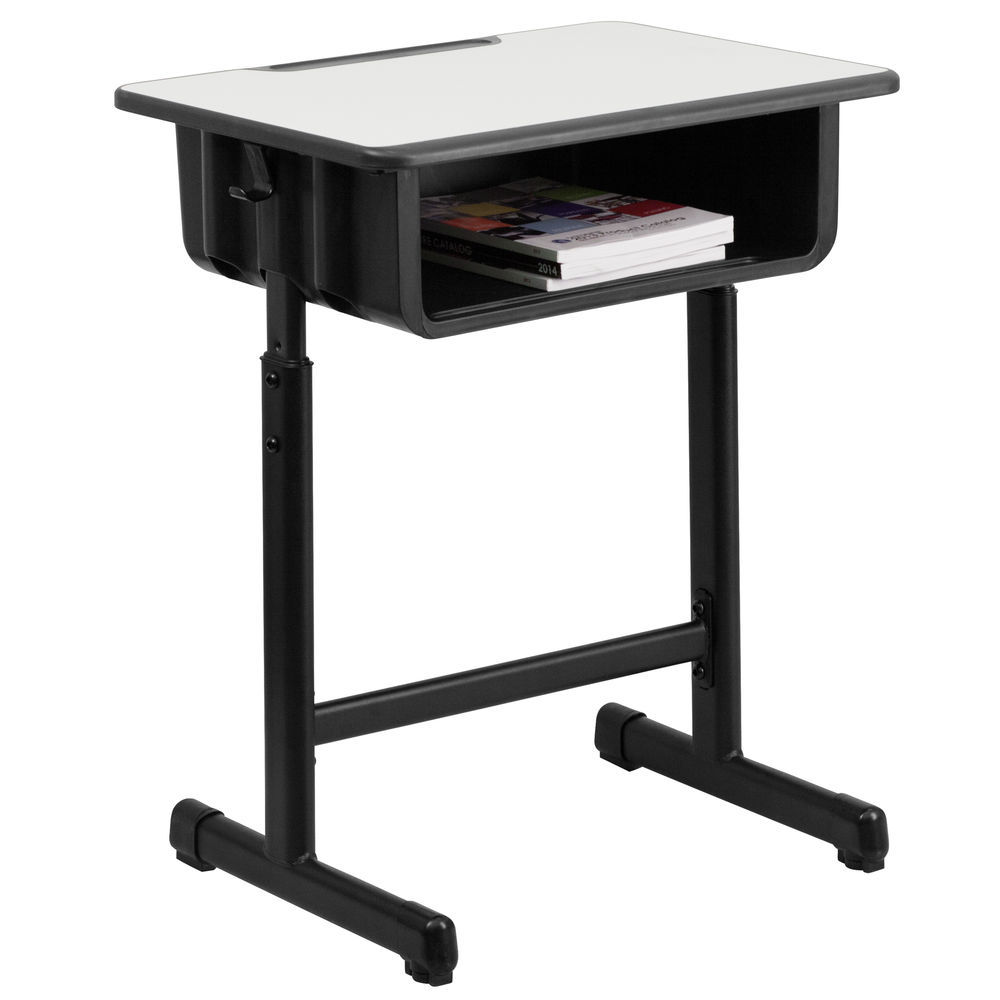 flash furniture adjustable height student desk and chair