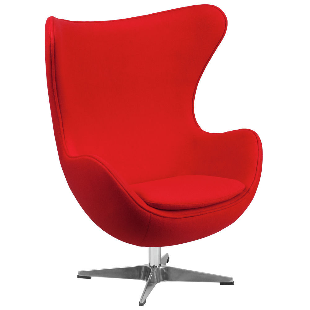 red egg chair