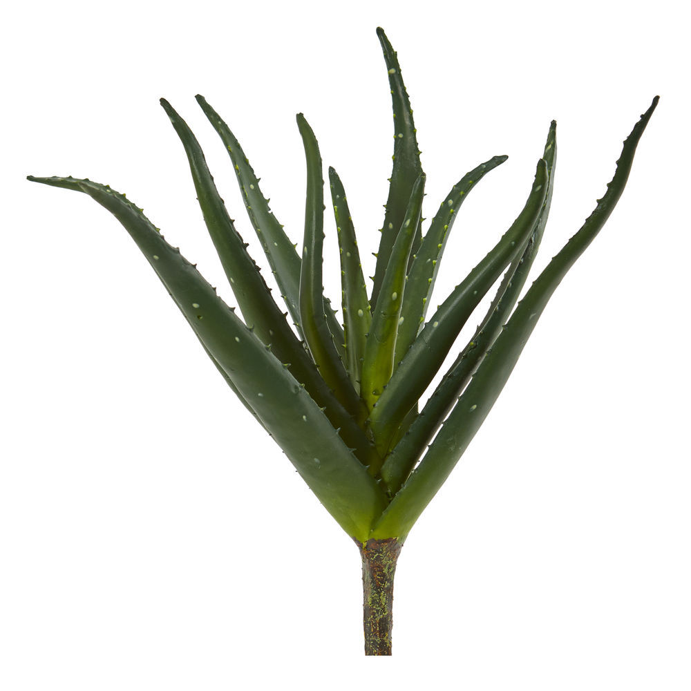 Nearly Natural 16? Aloe Artificial (Set of 3) Silk Plants, Green