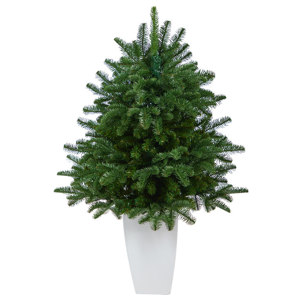 Nearly Natural 5ft. Snowman Artificial Christmas Tree with 408 Bendable Branches