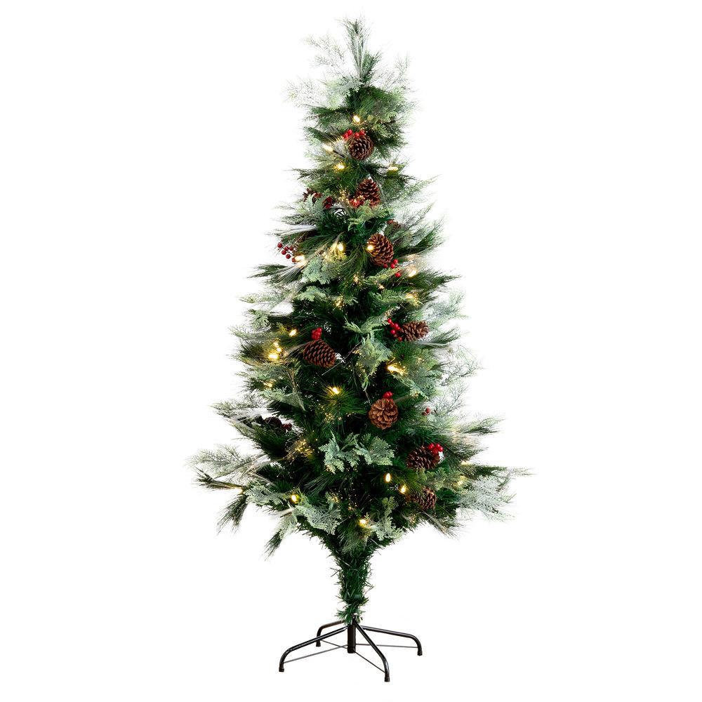 Fiber Optic 60'' Lighted Artificial Fir Christmas Tree main image 0