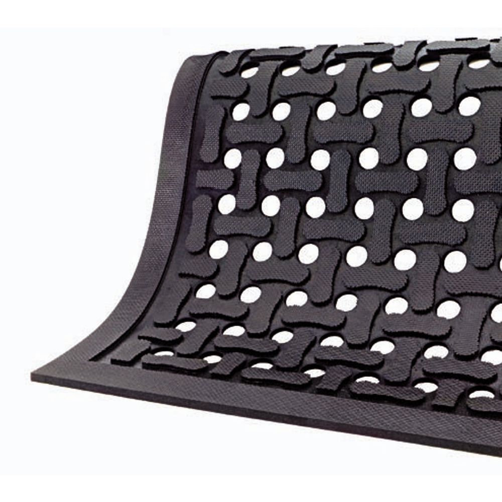Comfort Flow Mat With A Non-Grit Surface Is 3&#39;W x 9&#39;L x 7/16"