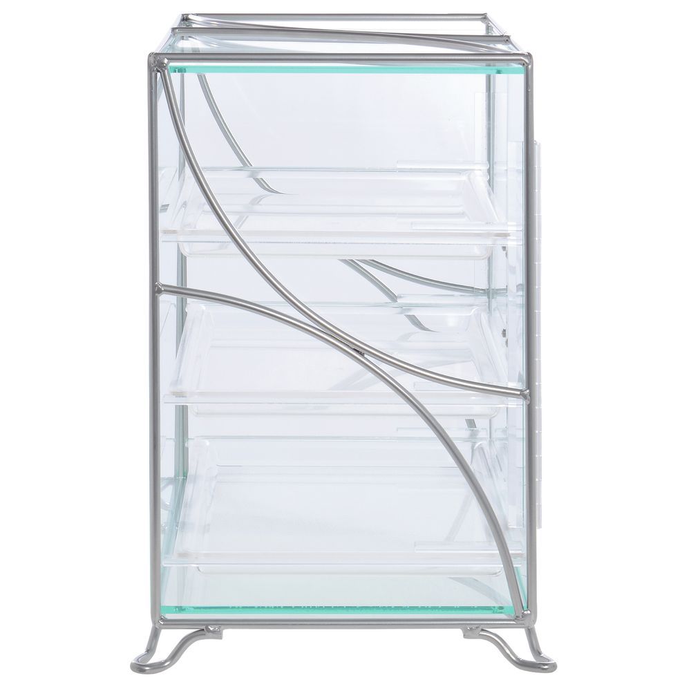 Countertop Bakery Display Case with Decorative Wire Frame