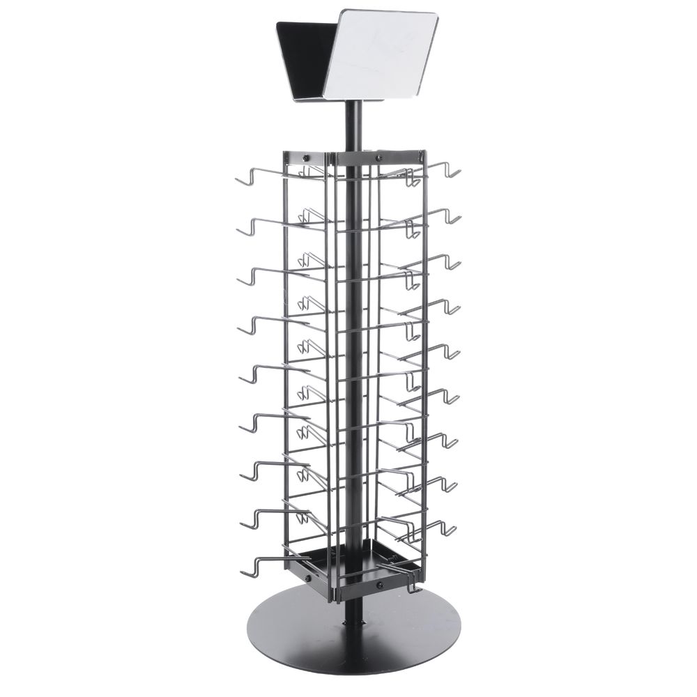 Details about   Floor Spinning Sunglass Display Rack Black 72 Pair w/ Heavy-Duty Casters 