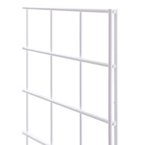 Econoco Gridwall Shelf Sloping Black 22 x 1/2 x 14 L x D