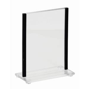 Econoco Bulletin Sign Holder with Flat Base, 22 inch x 28 inch, Black