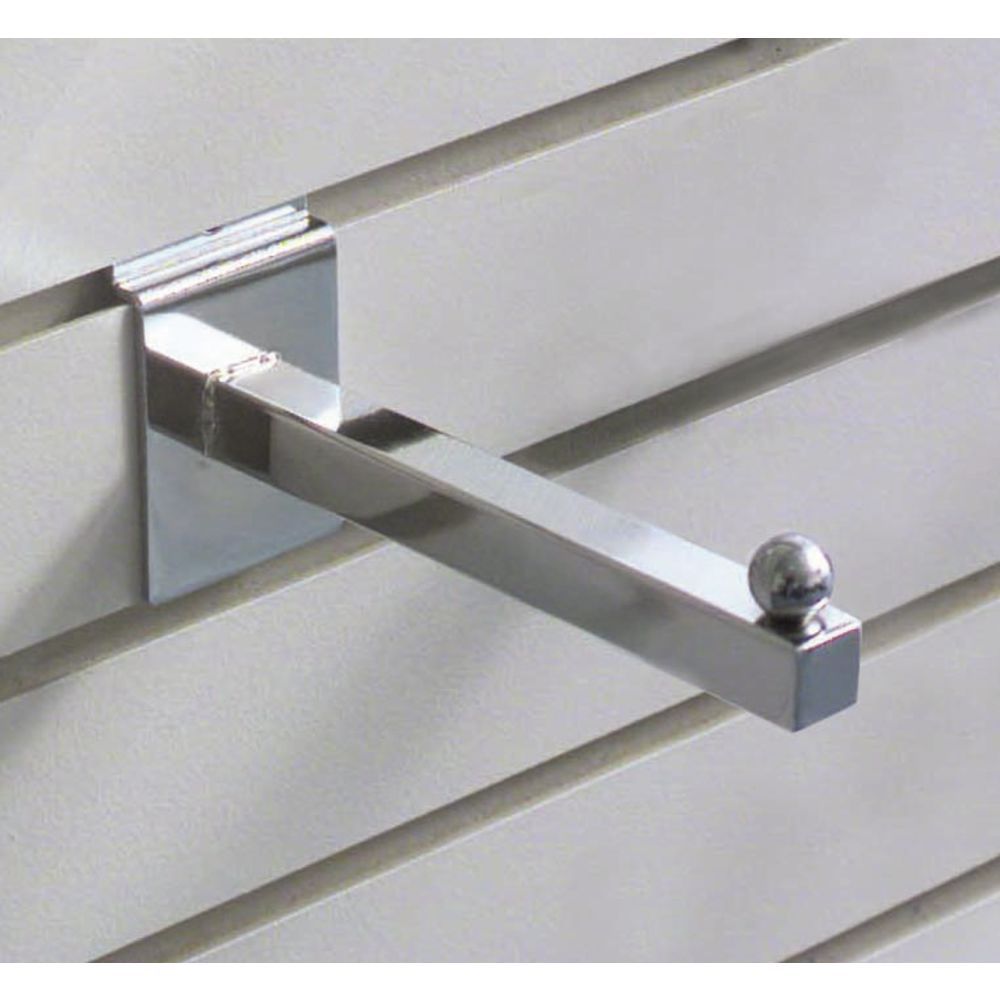 Slatwall Faceout Showcases Products With Hangers or Hooks 