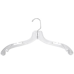 Adult Plastic Hangers: Boutique Hanger 17 Inches - White