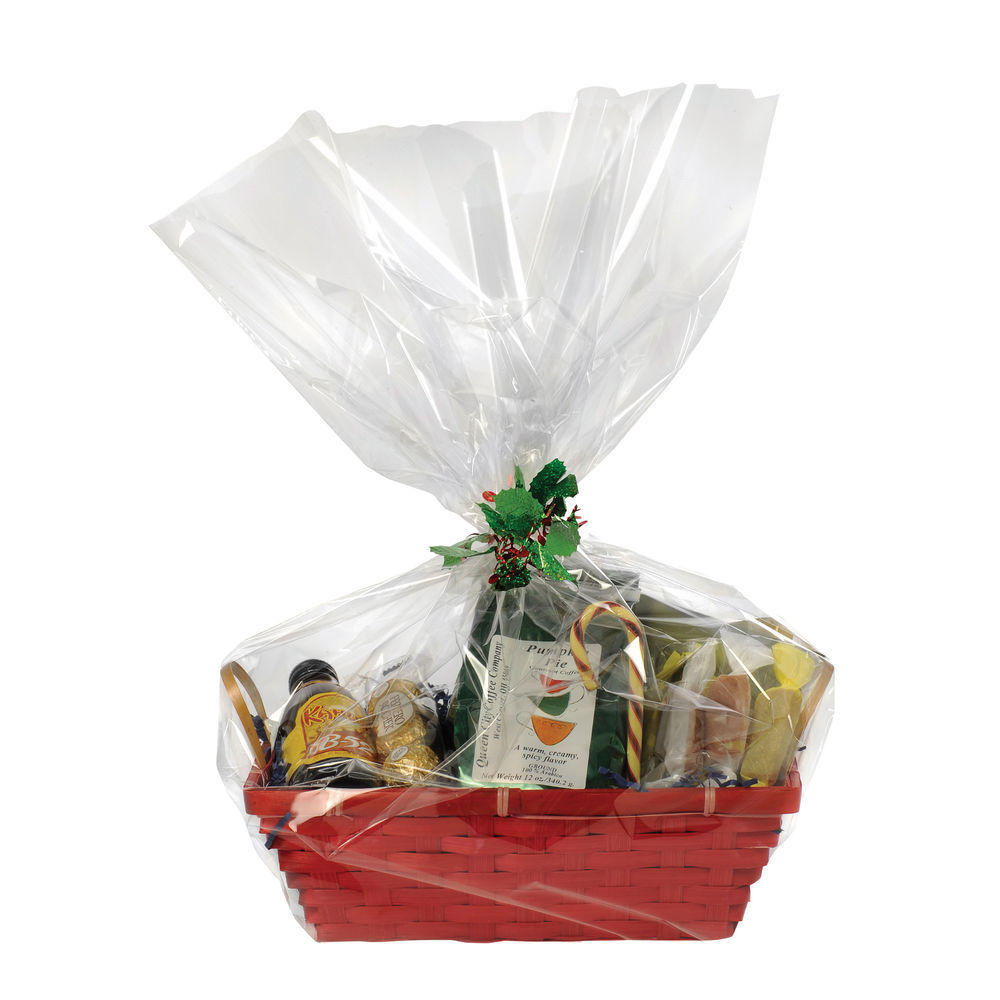 Easter etc Basket Bag Clear SHRINK WRAP  24" X 30" Great for Gift Baskets 