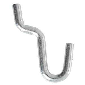 Steel Secure Curved J-hook For Pegboard, super heavy duty metal J shaped  peg hooks board lock tool display holder grid hanger