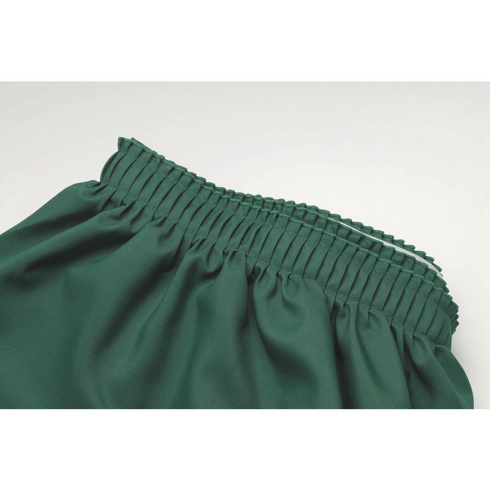 Hunter Green Trade ShowTable Skirts Shirred Polyester 29 1/2&#34;H x 17 1/2&#34;L