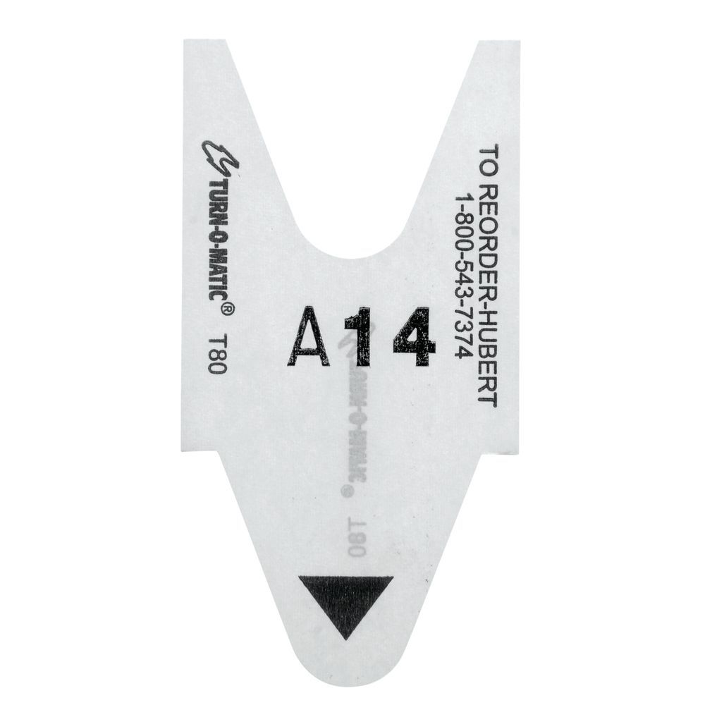 Take A Ticket Numbered 00-99 T80 White 