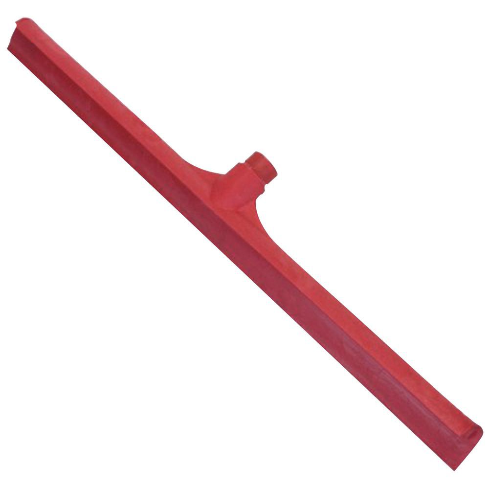 Red Single Blade One Piece Rubber Squeegee has a solid construction to minimize dirt collection in squeegee