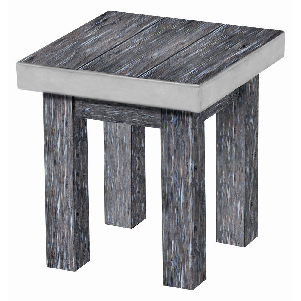 TOPPER, TABLE, RUSTIC GREY, 11"LX11"WX11"H