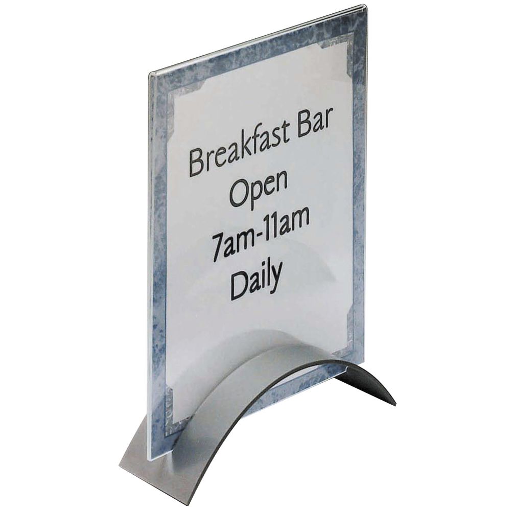 Table Sign Holder for Displaying Menus