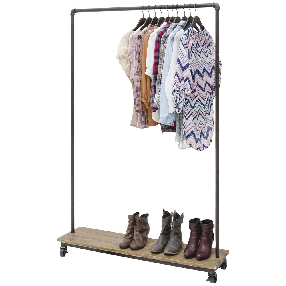Industrial Rolling Garment Rack