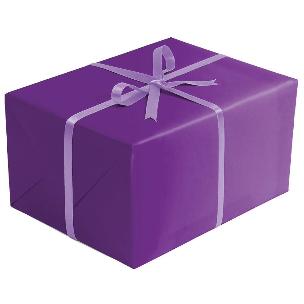 purple gift wrap ribbon