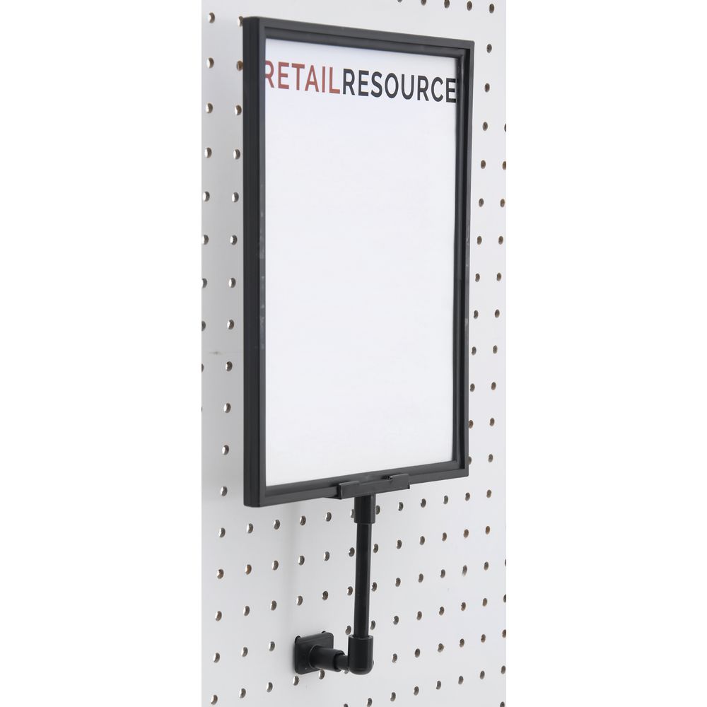 SIGN FRAME, PEGBOARD, W/4"EXTNSION, 7"X11"