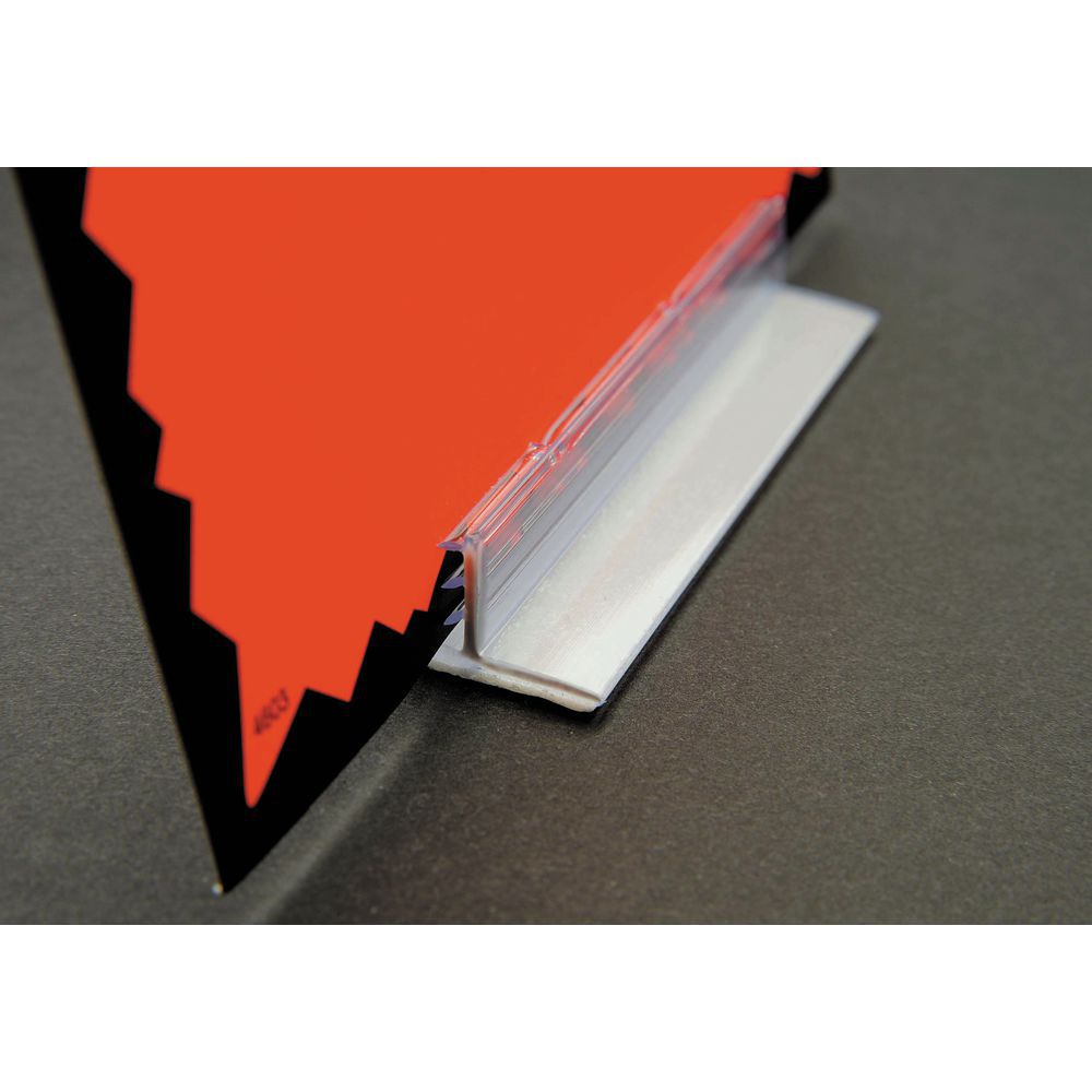 Clear PVC Adhesive Card Holder 3"H x 1"L